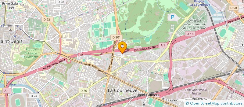 localisation de l'entreprise MONSIEUR ZAKI KADRI à LA COURNEUVE