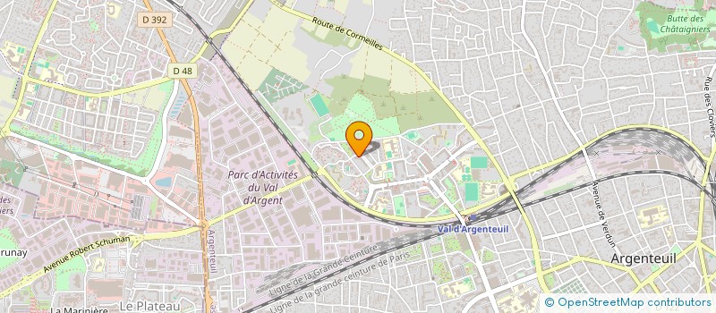 localisation de l'entreprise MONSIEUR ZAKI LEBOUAZDA  ARGENTEUIL