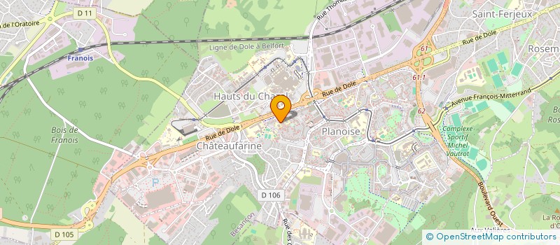 localisation de l'entreprise MONSIEUR ZAKI MELDJEM à BESANCON