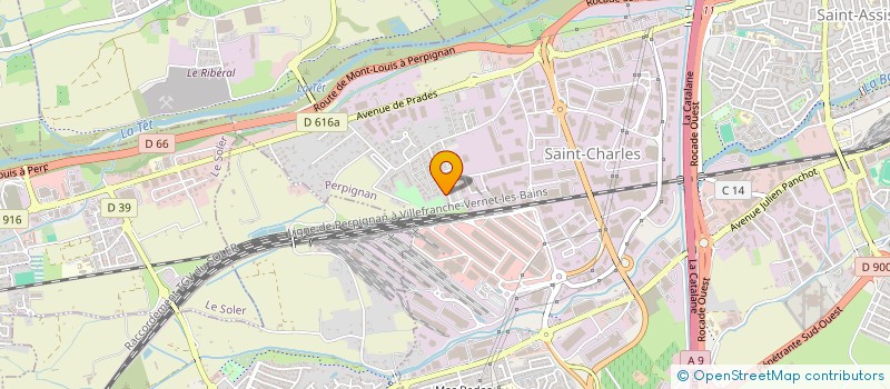 localisation de l'entreprise MONSIEUR ZAKI YANORI  PERPIGNAN