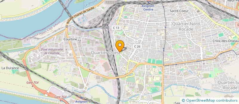 localisation de l'entreprise MONSIEUR ZAKIR GHANIZADA  AVIGNON