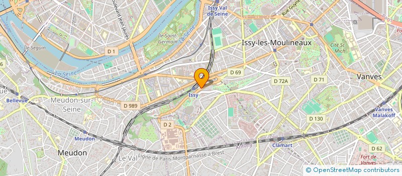 localisation de l'entreprise MONSIEUR ZAKIR HOSSAIN à ISSY-LES-MOULINEAUX
