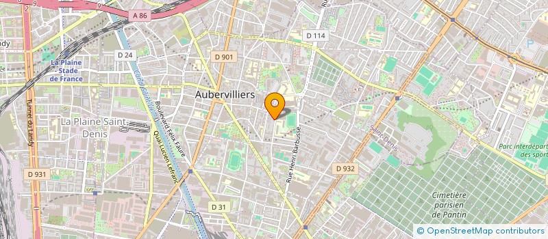 localisation de l'entreprise MONSIEUR ZAKIR HUSSAIN NAYON  AUBERVILLIERS