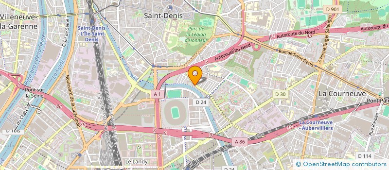 localisation de l'entreprise MONSIEUR ZAKIR HUSSEN à SAINT-DENIS