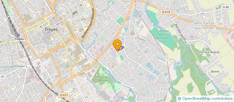 localisation de l'entreprise MONSIEUR ZAKIR MIAKHAIL  TROYES