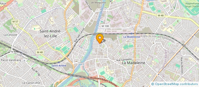 localisation de l'entreprise MONSIEUR ZAKIR ORIAKHIL à LA MADELEINE