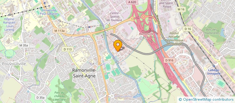 localisation de l'entreprise MONSIEUR ZAKIR ZAMAN  RAMONVILLE-SAINT-AGNE