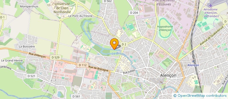 localisation de l'entreprise MONSIEUR ZAKIRULLAH AMIRI  ALENCON