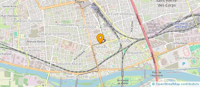 localisation de l'entreprise MONSIEUR ZAKRIA TAKROURI  TOURS