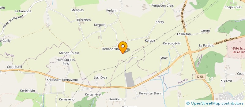 localisation de l'entreprise MONSIEUR ZAKY TOUDJI  PLONEIS