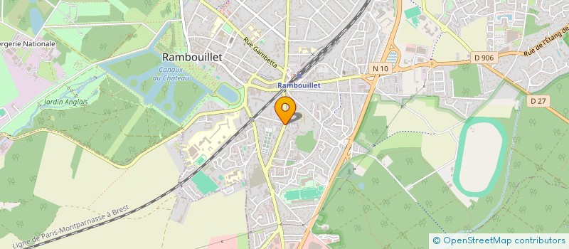 localisation de l'entreprise MONSIEUR ZAMIAN ETIEN  RAMBOUILLET