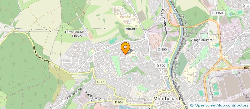 localisation de l'entreprise MONSIEUR ZANA KARA  MONTBELIARD