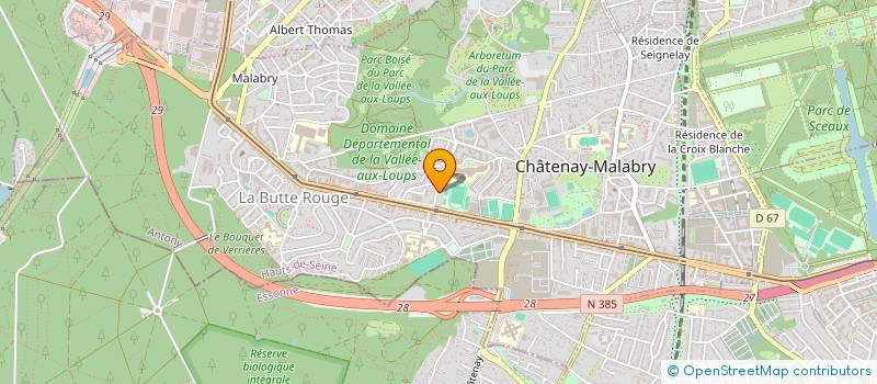 localisation de l'entreprise MONSIEUR ZANA SOULEYMANE DIARRASSOUBA  CHATENAY-MALABRY