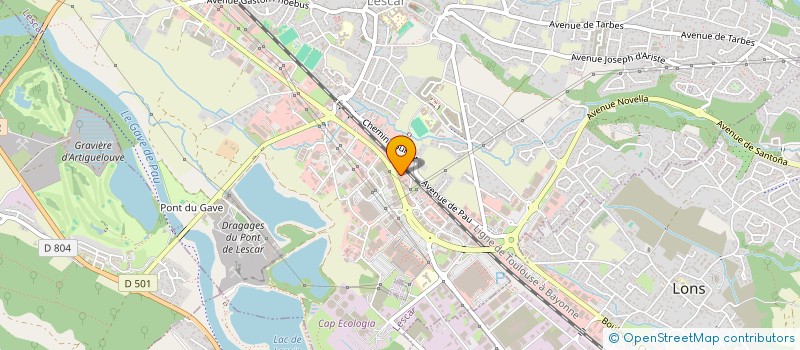 localisation de l'entreprise MONSIEUR ZANAYE D'ALMEIDA à LESCAR