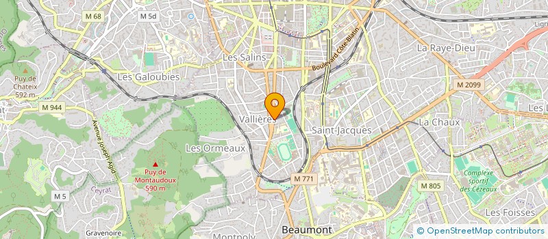 localisation de l'entreprise MONSIEUR ZANGBEWENDE OUEDRAOGO  CLERMONT-FERRAND