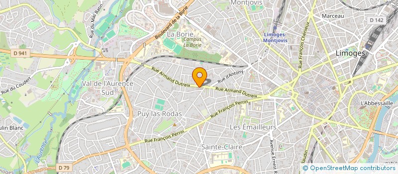 localisation de l'entreprise MONSIEUR ZANOUDINE BACO MOUNA à LIMOGES