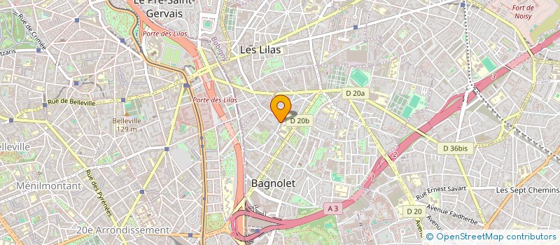 localisation de l'entreprise MONSIEUR ZAO BARREZ-GIRARDOT à BAGNOLET