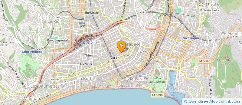 localisation de l'entreprise MONSIEUR ZAOUR KAGUIROV à NICE