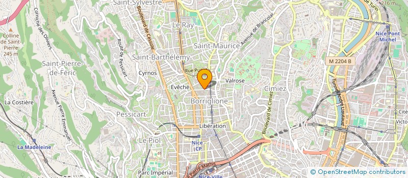 localisation de l'entreprise MONSIEUR ZAOURBEK KHADJIEV à NICE