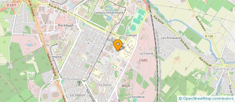 localisation de l'entreprise MONSIEUR ZAOURBEK TCHOUMAKOV à ORLEANS