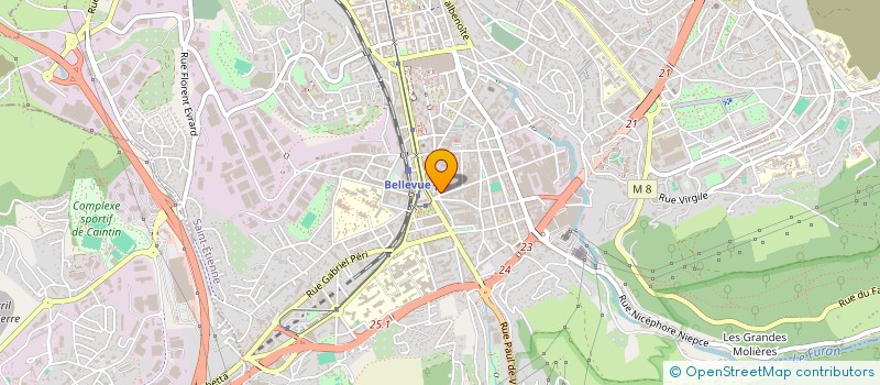 localisation de l'entreprise MONSIEUR ZAPRIN TODOROV  SAINT-ETIENNE