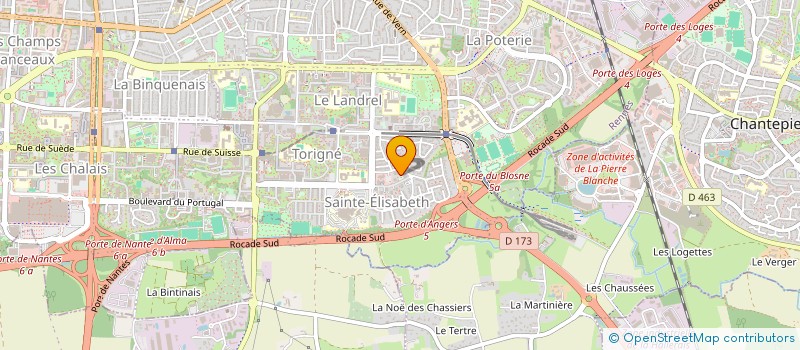 localisation de l'entreprise MONSIEUR ZARAAF KHAN SAHAK  RENNES