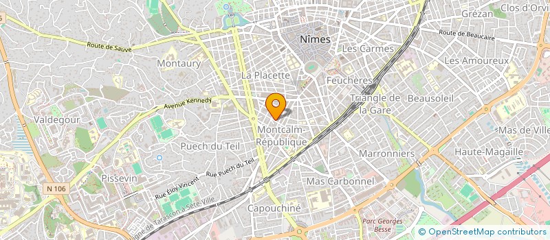 localisation de l'entreprise MONSIEUR ZAREL ROHEEMUN à NIMES