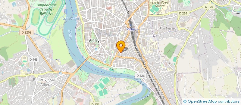 localisation de l'entreprise MONSIEUR ZARGHOON HOTAK à VICHY