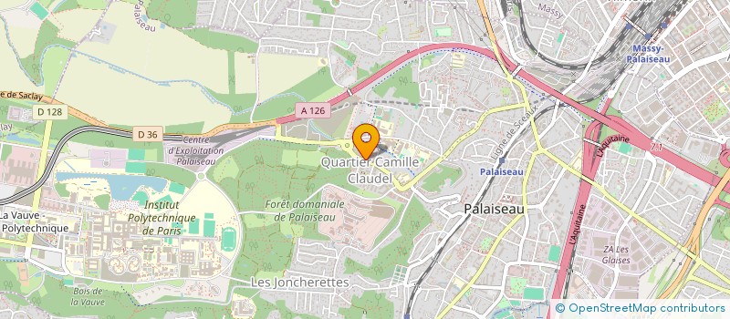 localisation de l'entreprise MONSIEUR ZARMULLAH KHADIKHEIL  PALAISEAU