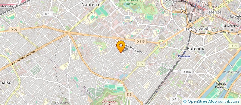 localisation de l'entreprise MONSIEUR ZARROUK FENDOUMY DOHA  NANTERRE