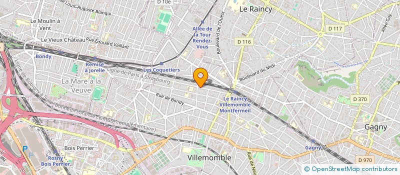 localisation de l'entreprise MONSIEUR ZAVEN CARAPETIANT à VILLEMOMBLE