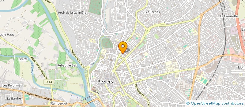 localisation de l'entreprise MONSIEUR ZAYD EL HAJJOUNI  BEZIERS
