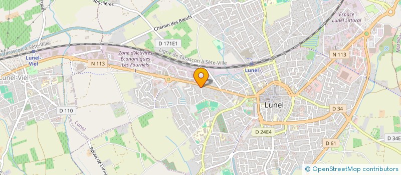 localisation de l'entreprise MONSIEUR ZAYD LEMSANNI  LUNEL