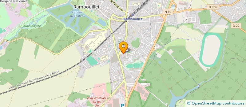 localisation de l'entreprise MONSIEUR ZAYED KASAH  RAMBOUILLET