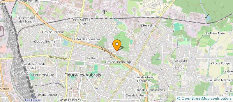 localisation de l'entreprise MONSIEUR ZAZA ABUASHVILI  FLEURY-LES-AUBRAIS