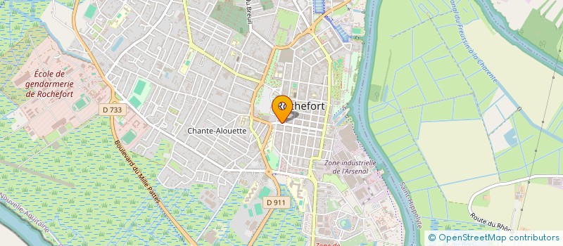 localisation de l'entreprise MONSIEUR ZAZA PIPIA  ROCHEFORT