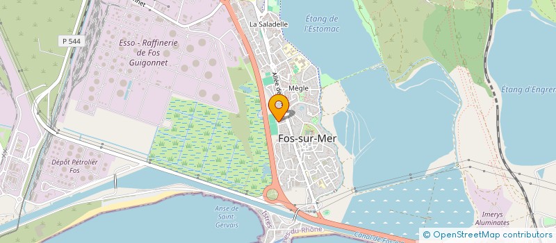 localisation de l'entreprise MONSIEUR ZBIGNIECK KUJAWA  FOS-SUR-MER