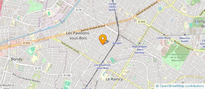 localisation de l'entreprise MONSIEUR ZBIGNIEW BEDNARZ  LES PAVILLONS-SOUS-BOIS