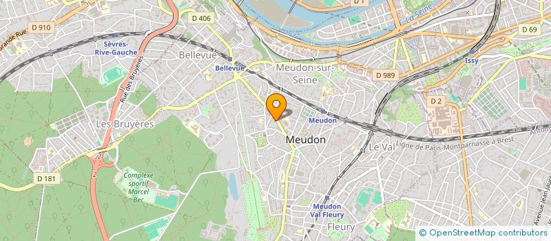 localisation de l'entreprise MONSIEUR ZBIGNIEW DLUBAK à MEUDON
