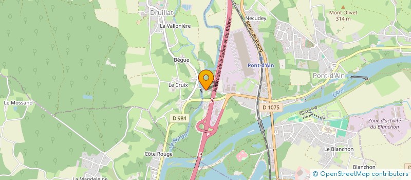 localisation de l'entreprise MONSIEUR ZBIGNIEW POPIELUCH  PONT-D'AIN