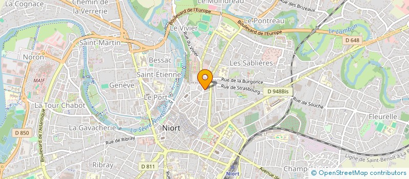 localisation de l'entreprise MONSIEUR ZDENKO BOGDAN  NIORT