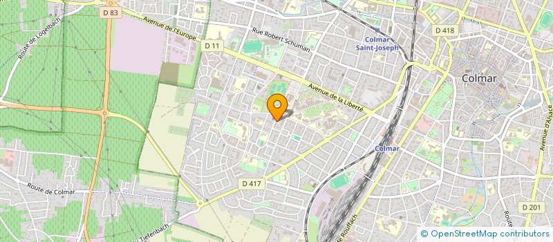 localisation de l'entreprise MONSIEUR ZEDY ADAM ABAKAR  COLMAR