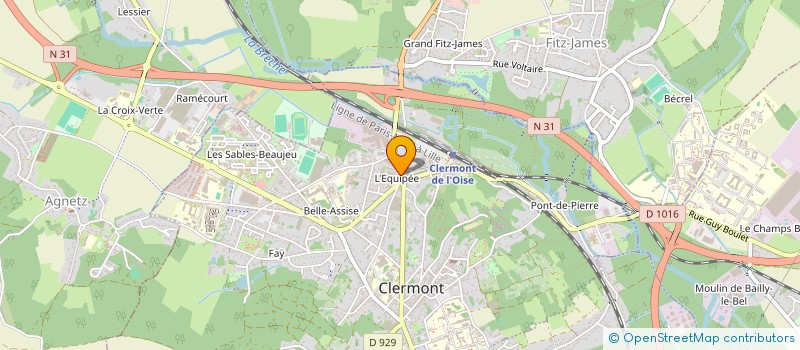 localisation de l'entreprise MONSIEUR ZEESHAN MUHAMMAD  CLERMONT