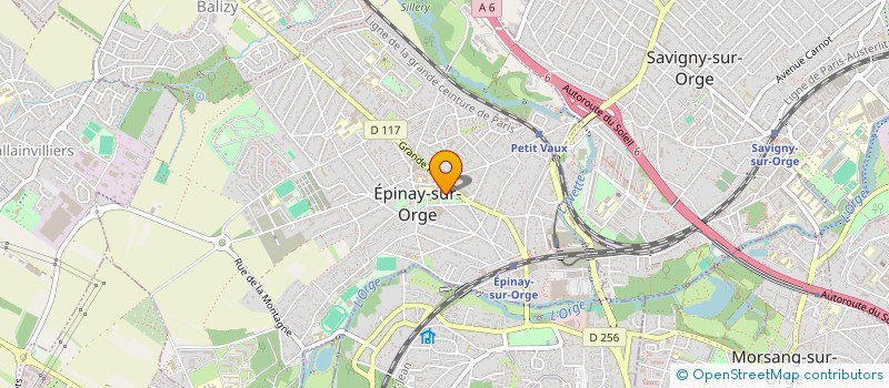 localisation de l'entreprise MONSIEUR ZEFERINO VARELA DA VEIGA  EPINAY-SUR-ORGE