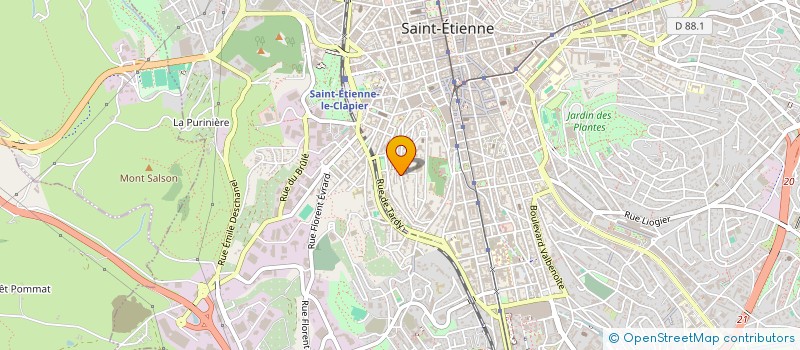 localisation de l'entreprise MONSIEUR ZEHIR BOUCHOUI  SAINT-ETIENNE