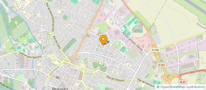 localisation de l'entreprise MONSIEUR ZEID JANFAOUI  BEAUVAIS