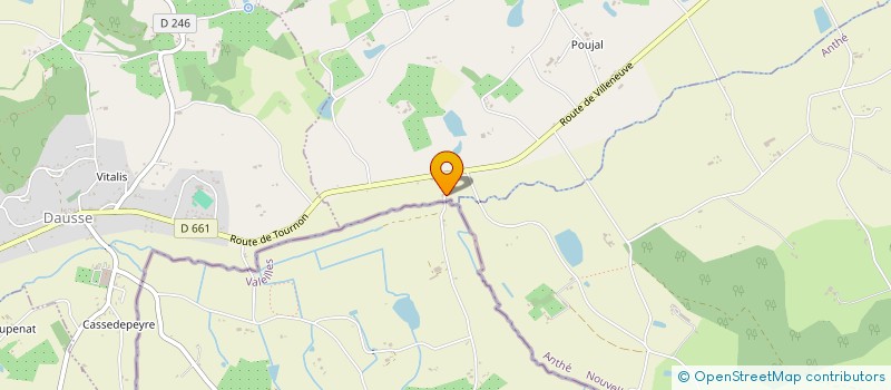 localisation de l'entreprise MONSIEUR ZEIN BABAH ABDESSALAM  CAZIDEROQUE