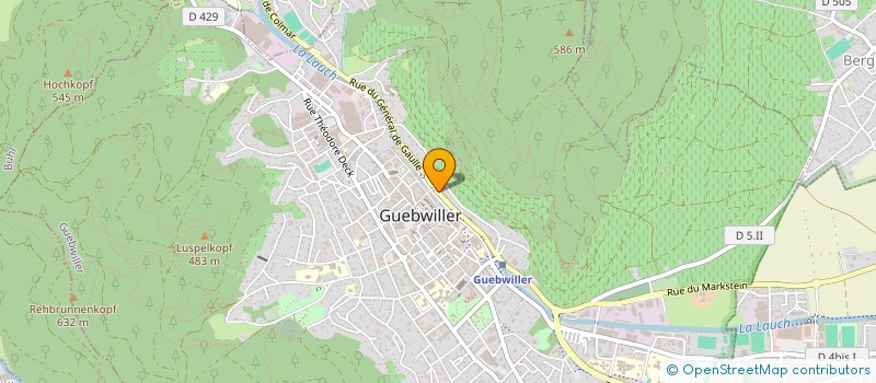 localisation de l'entreprise MONSIEUR ZEKERIYA CAMUZCU à GUEBWILLER