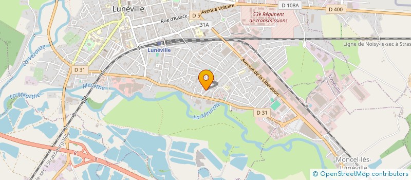 localisation de l'entreprise MONSIEUR ZEKERIYYA CEYLAN  LUNEVILLE