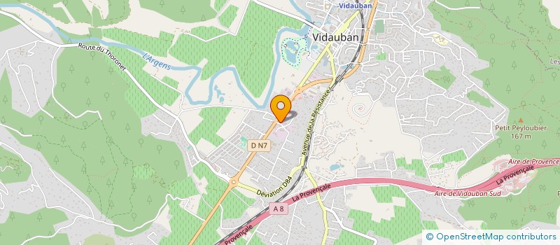 localisation de l'entreprise MONSIEUR ZEKERYA ALYURT  VIDAUBAN